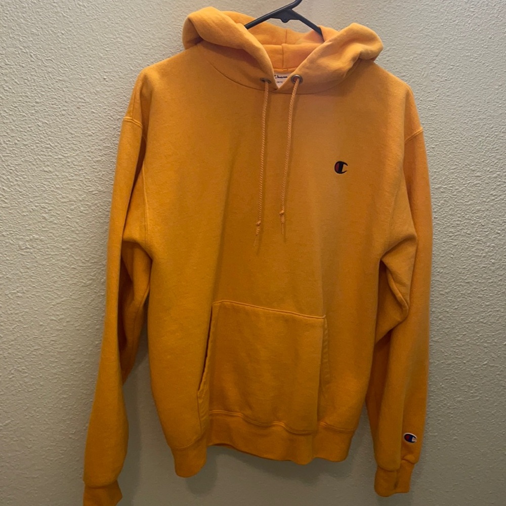 Yellow Champion Hoodie